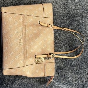 large sized baby pink tote bag from guess (used a couple times)